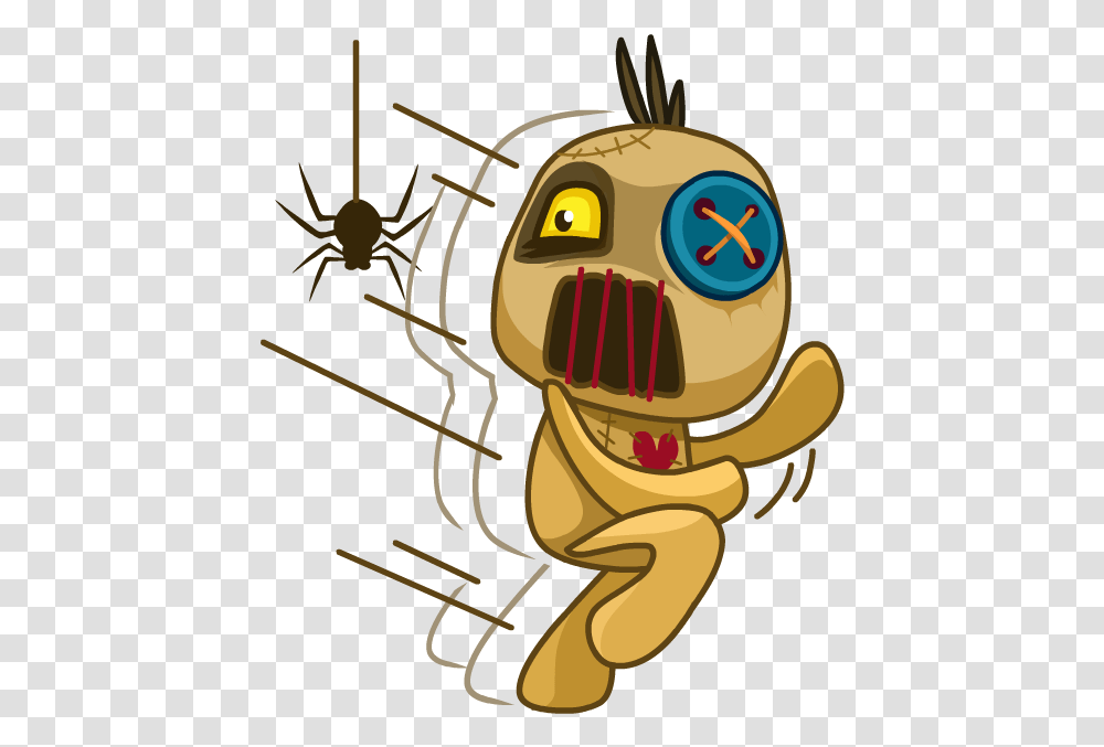 Voodoo Doll Chumbo Messages Sticker 7 Cartoon, Plant, Scarecrow, Food, Grain Transparent Png