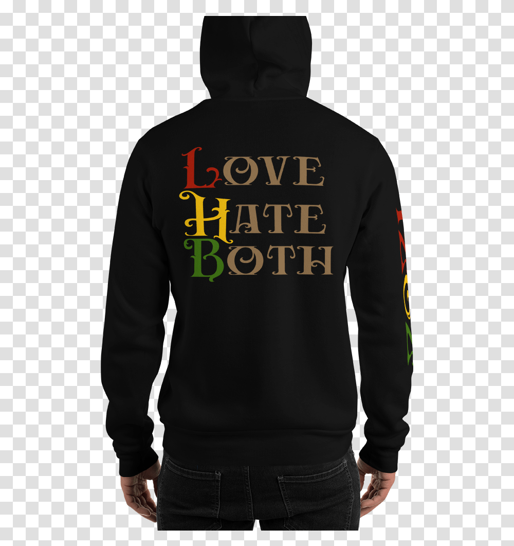 Voodoo Dolllove Hate Both Lhb Hoodie, Apparel, Sleeve, Sweatshirt Transparent Png