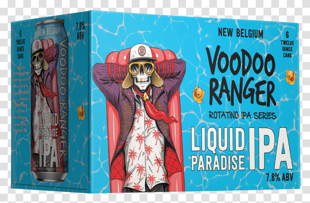 Voodoo Ranger Liquid Paradise Ipa, Advertisement, Poster, Person, Flyer Transparent Png