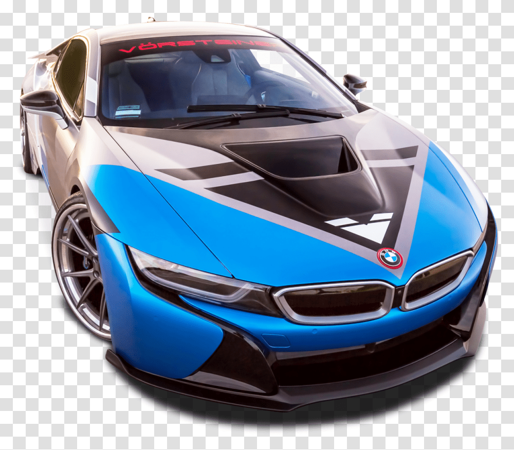 Vorsteiner Bmw I8 Vr E Blue Car Image Bmw Hd Car, Vehicle, Transportation, Sports Car, Coupe Transparent Png