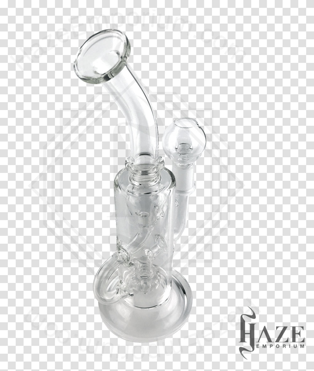 Vortex Recycler Dab Rig With Shower Head Percolator Pipe, Sink Faucet, Glass Transparent Png