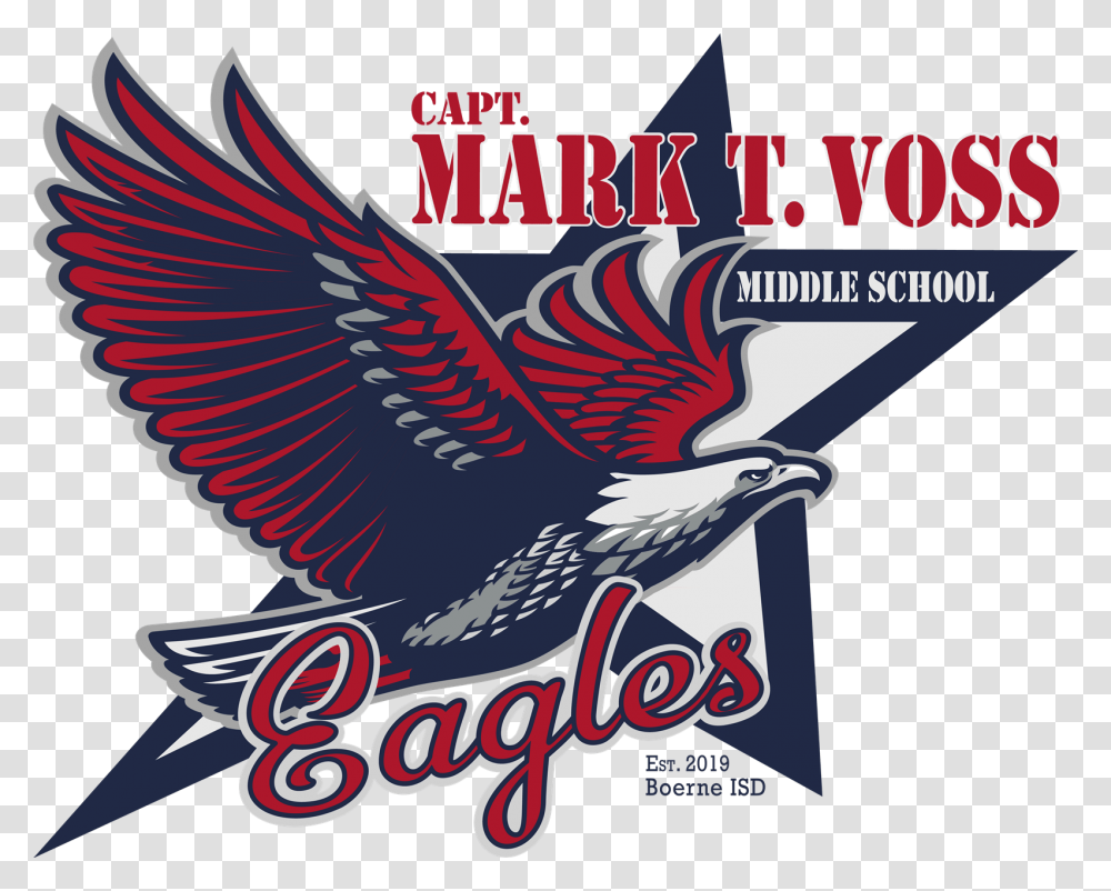 Voss Middle School Logo, Trademark, Bird, Animal Transparent Png