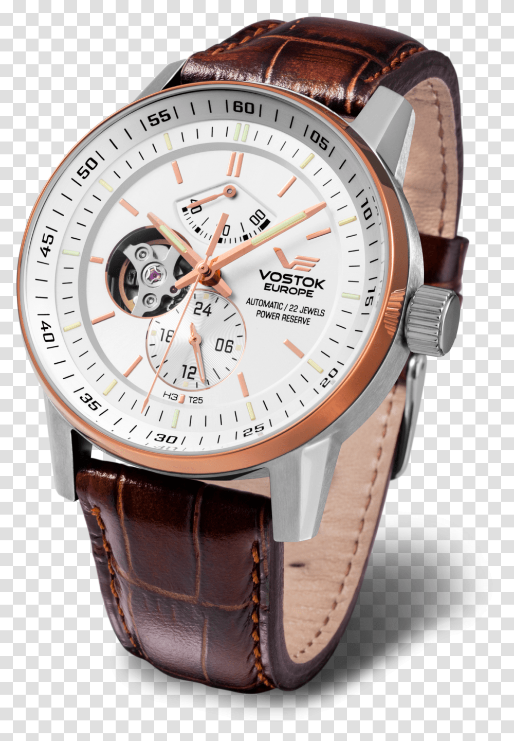 Vostok Europe Watches Manufacture Yn84 565e550b, Wristwatch, Clock Tower, Architecture, Building Transparent Png