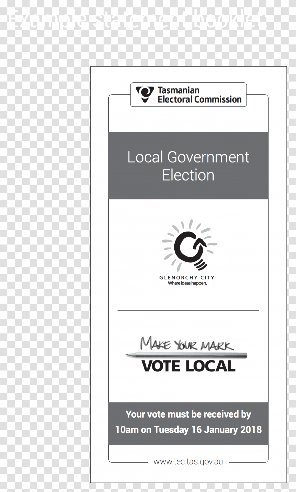 Vote Check Mark Glenorchy City Council, Paper, Poster, Advertisement Transparent Png