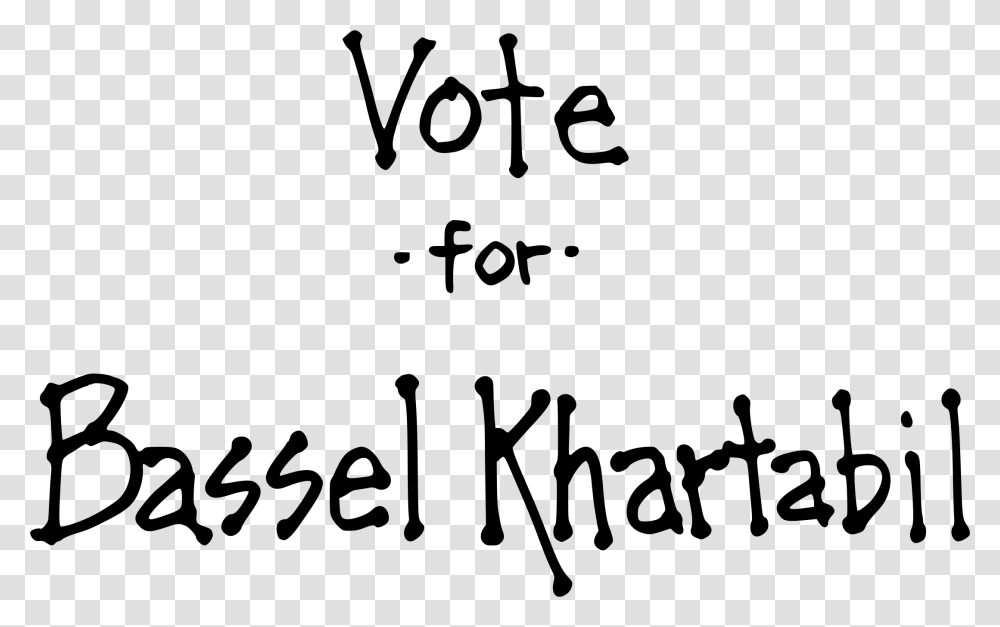Vote For Freebassel Clip Arts Calligraphy, Gray, World Of Warcraft Transparent Png