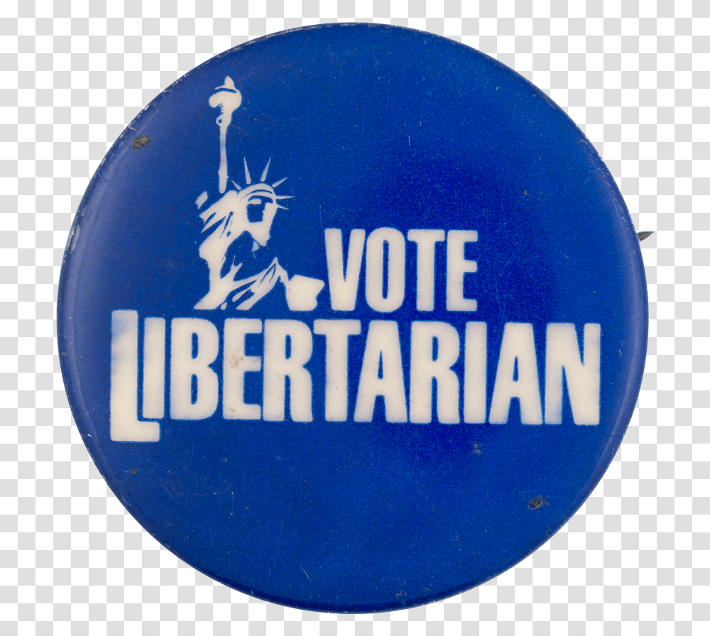 Vote Libertarian Political Button Museum Badge, Logo, Trademark, Emblem Transparent Png