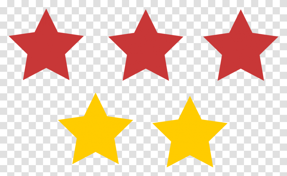Vote Star Rating Icon 5 Stars Clipart, Star Symbol, Cross, Lighting Transparent Png