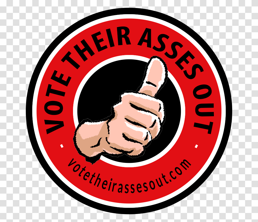 Vote Their Asses Out Logo Vote Their Asses Out, Poster, Advertisement, Label Transparent Png