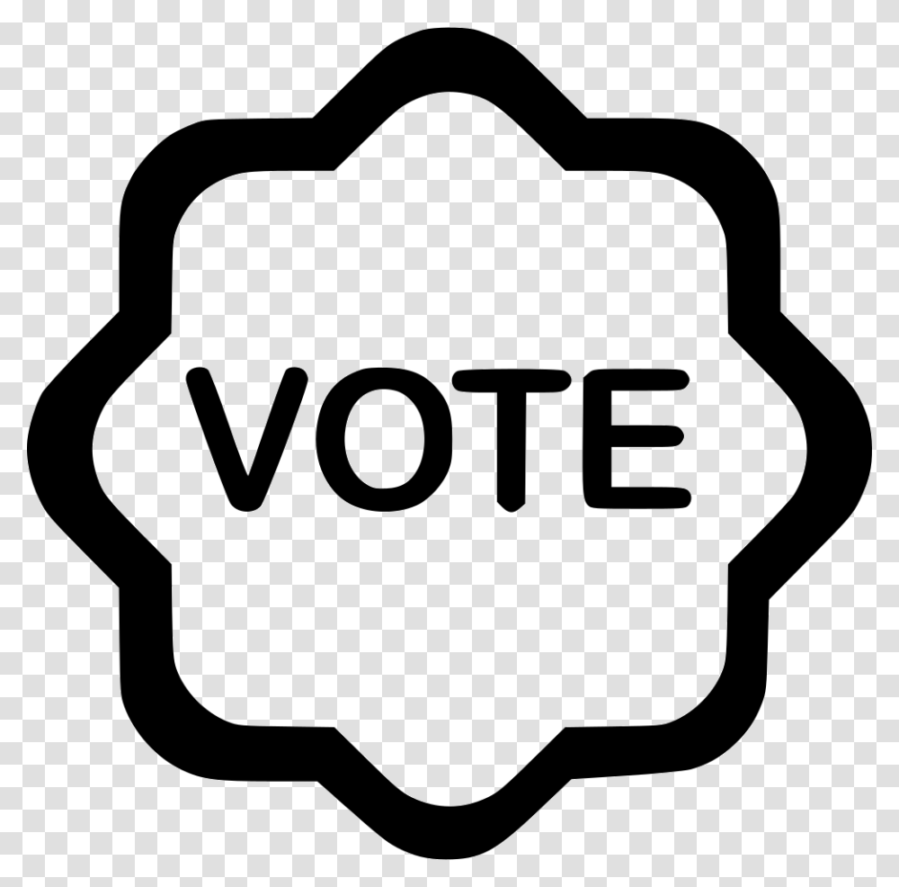 Vote Vote Icon, Hand, Stencil Transparent Png