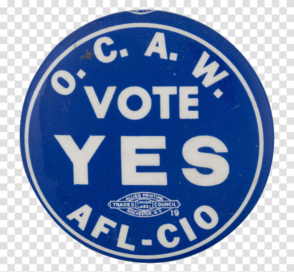 Vote Yes Club Button Museum St Clare's Medical Center Logo, Road Sign, Word, Trademark Transparent Png
