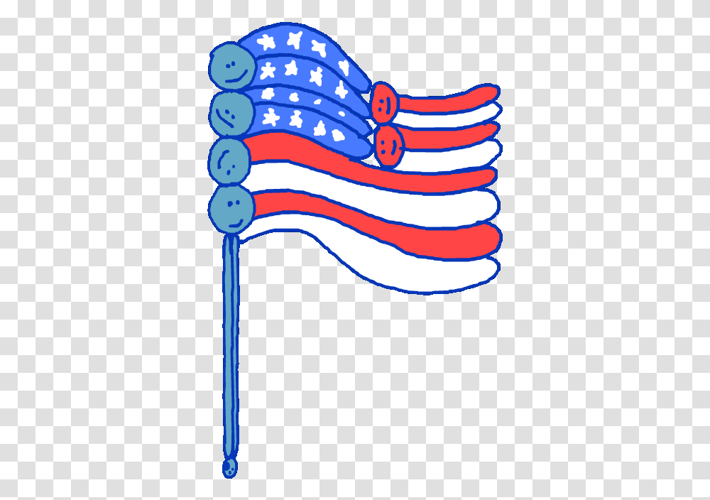 Voting American Flag Sticker Buzzfeed Animation For Flag American, Teeth, Mouth, Lip, Art Transparent Png