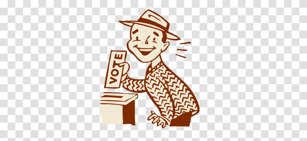 Voting Character Clipart, Hat, Person, Mammal, Animal Transparent Png