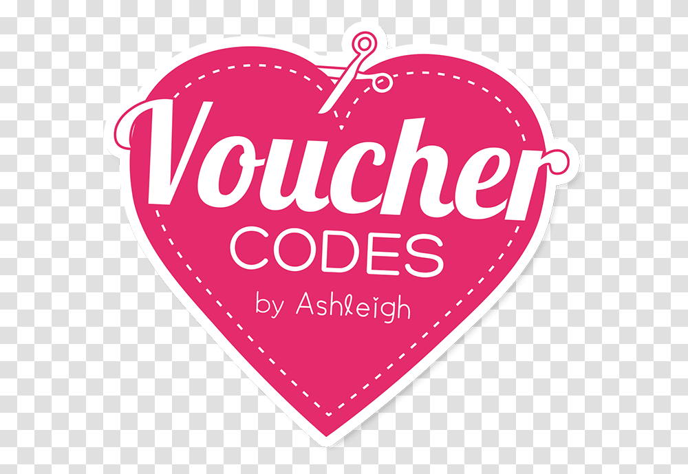 Voucher Codes From Ashleigh Money Saver Heart, Label, Plectrum Transparent Png