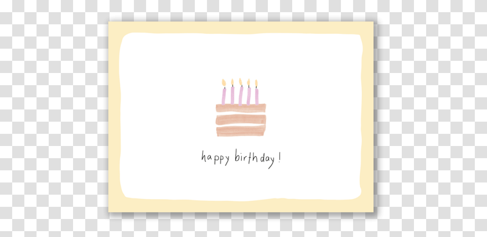 Voucher Happy Birthday Icing, Candle, Scroll, Business Card, Paper Transparent Png