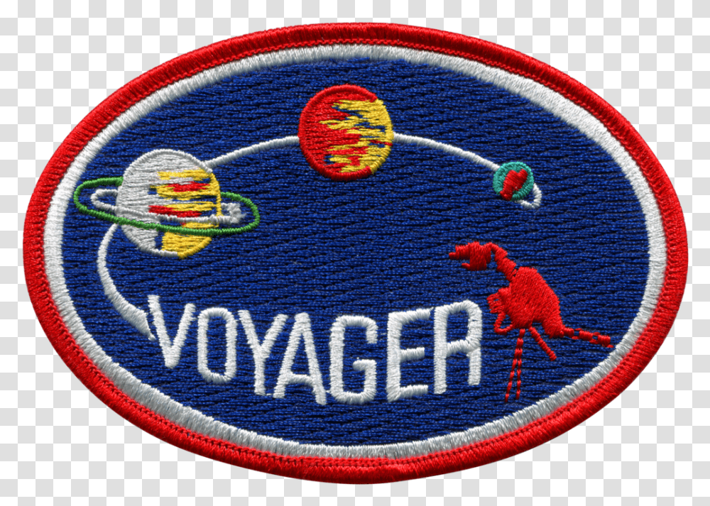 Voyager Space Patches Voyager 1 Mission Badge, Rug, Logo, Trademark Transparent Png