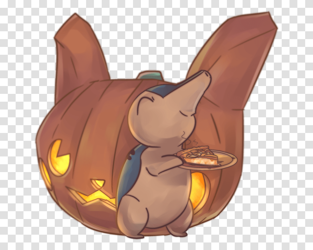 Vp Pokmon Thread 31976005 Cyndaquil Halloween, Pumpkin, Vegetable, Plant, Food Transparent Png