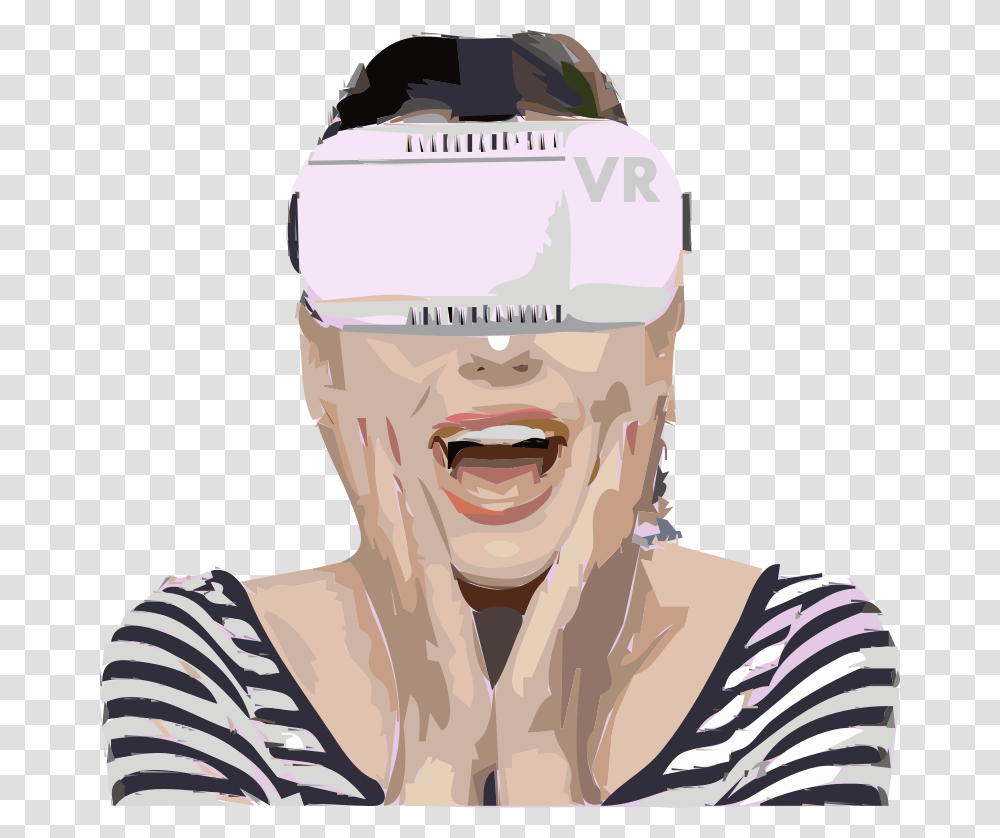 Vr Box Games, Face, Person, Head, Laughing Transparent Png