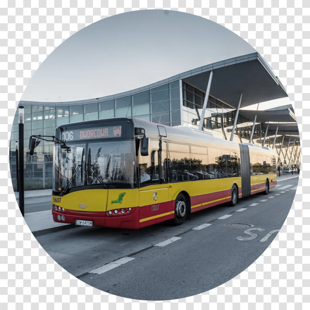 Vroclavskij Aeroport, Bus, Vehicle, Transportation, Person Transparent Png