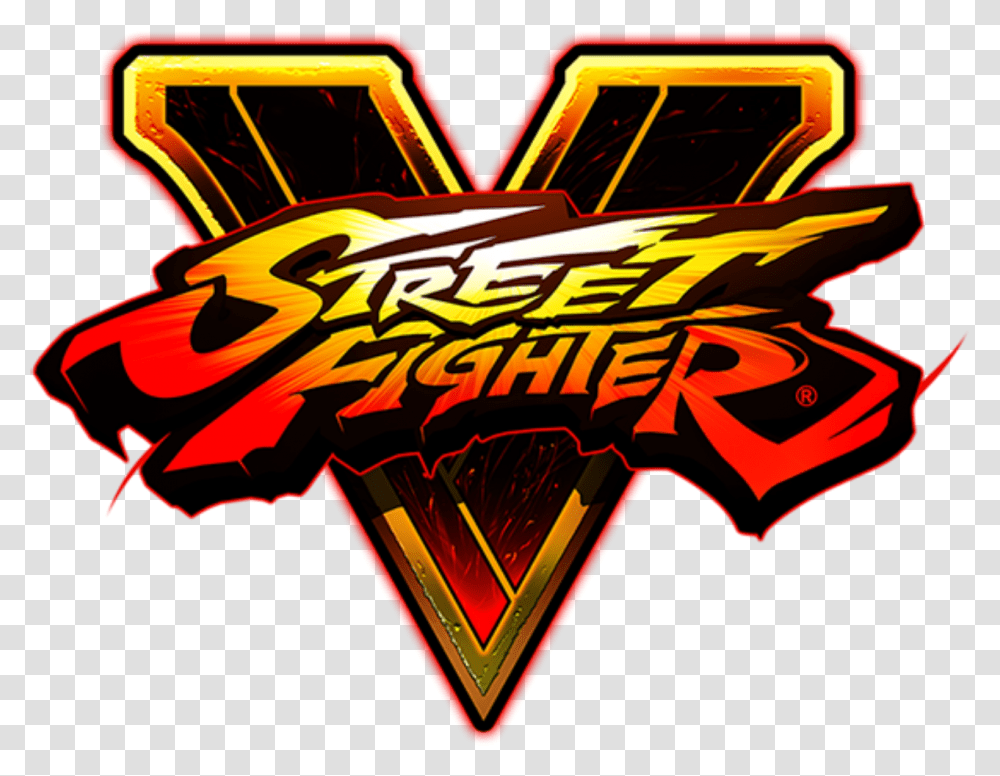 Vs Street Fighter Street Fighter V Logo Vector, Light, Pac Man, Neon, Arcade Game Machine Transparent Png