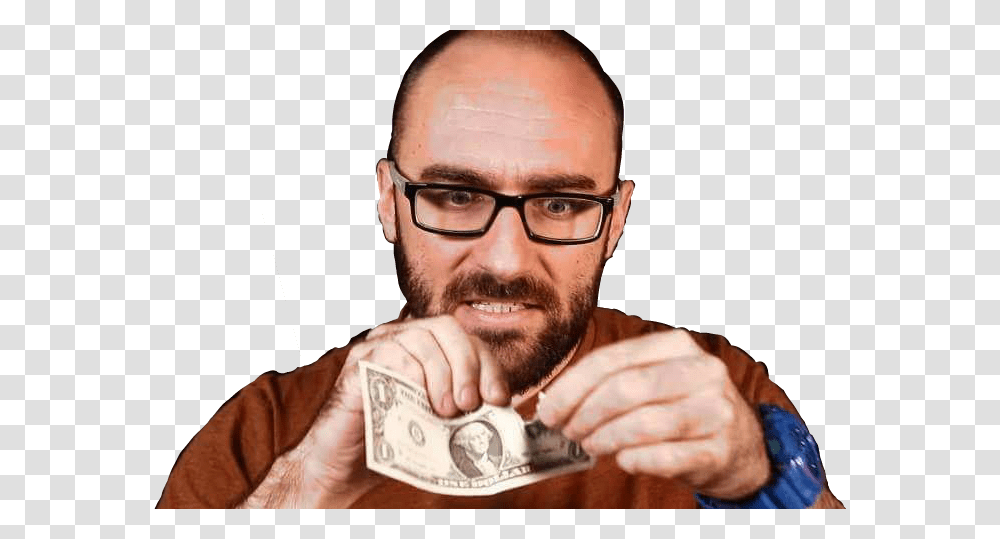 Vsauce, Person, Human, Face, Money Transparent Png