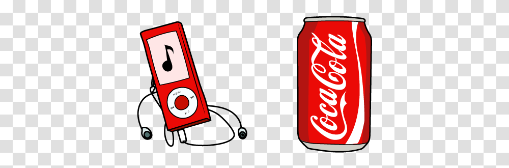 Vsco Girl Ipod And Coke Cursor - Custom Browser Extension Stickers Aesthetic Coca Cola, Ketchup, Food, Beverage, Drink Transparent Png