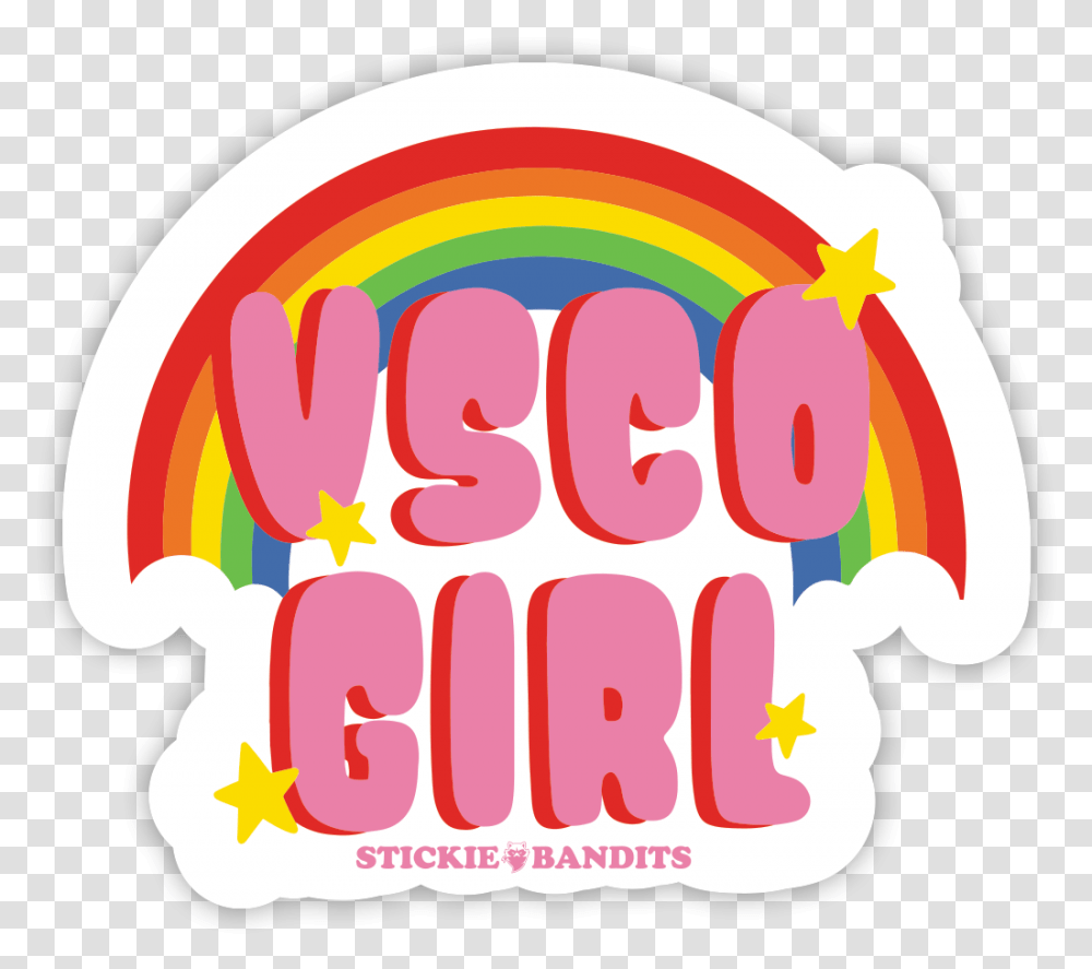 Vsco Girl Sticker Clip Art, Label, Text, Food, Sweets Transparent Png