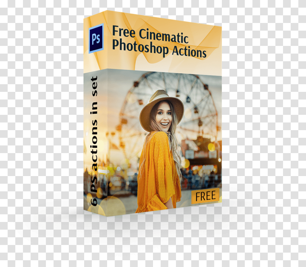 Vsco Photoshop Actions Cover Box Girl Flyer, Poster, Advertisement, Paper, Brochure Transparent Png