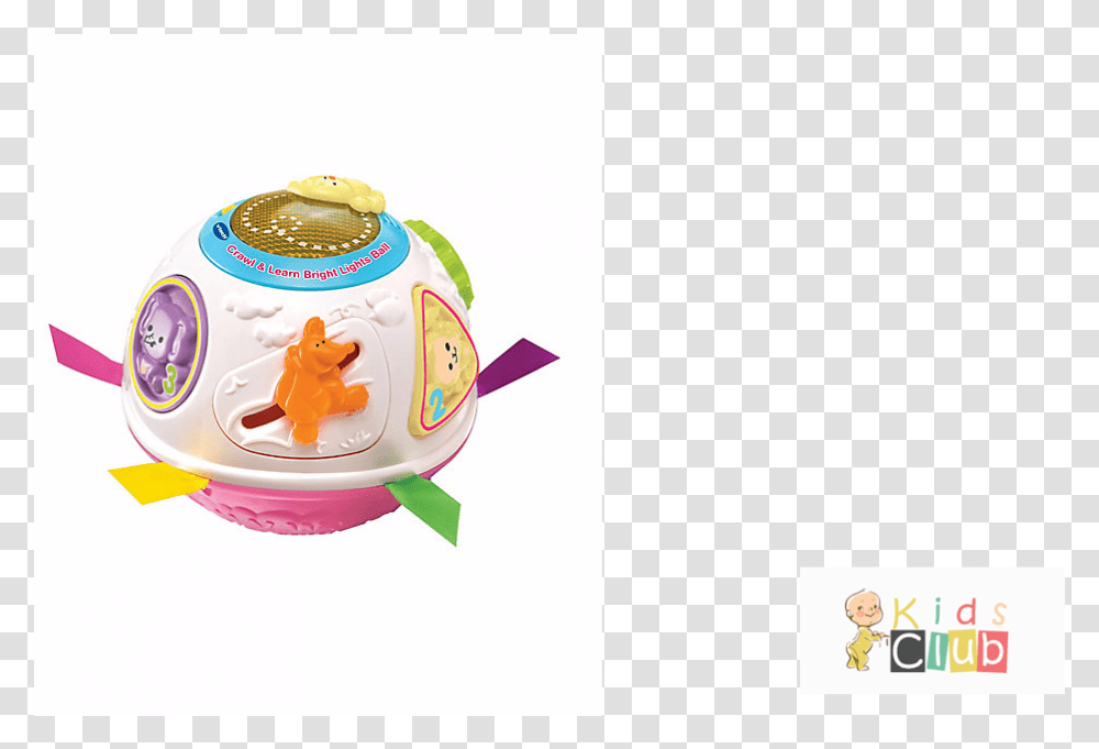 Vtech Baby Crawl And Learn Bright Lights Ball Pink Pink Vtech Ball, Fish, Animal, Goldfish, Birthday Cake Transparent Png