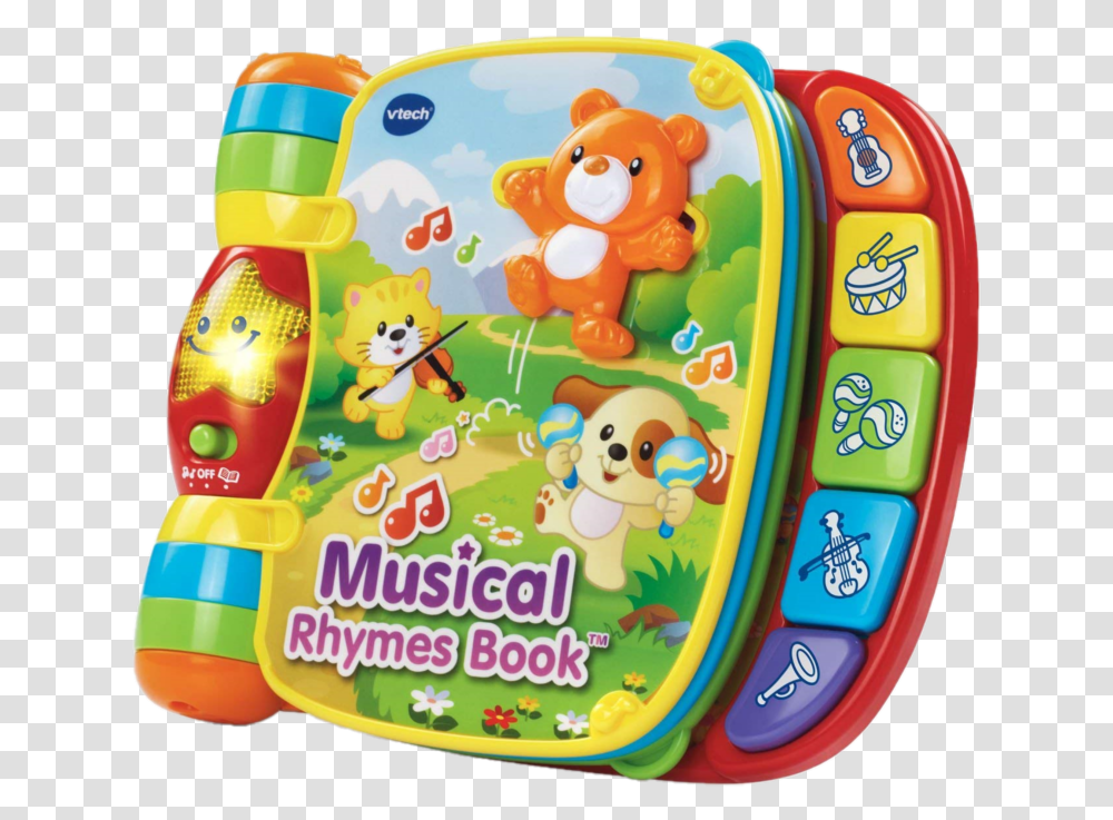 Vtech Musical Rhymes Book, Birthday Cake, Dessert, Food, Toy Transparent Png