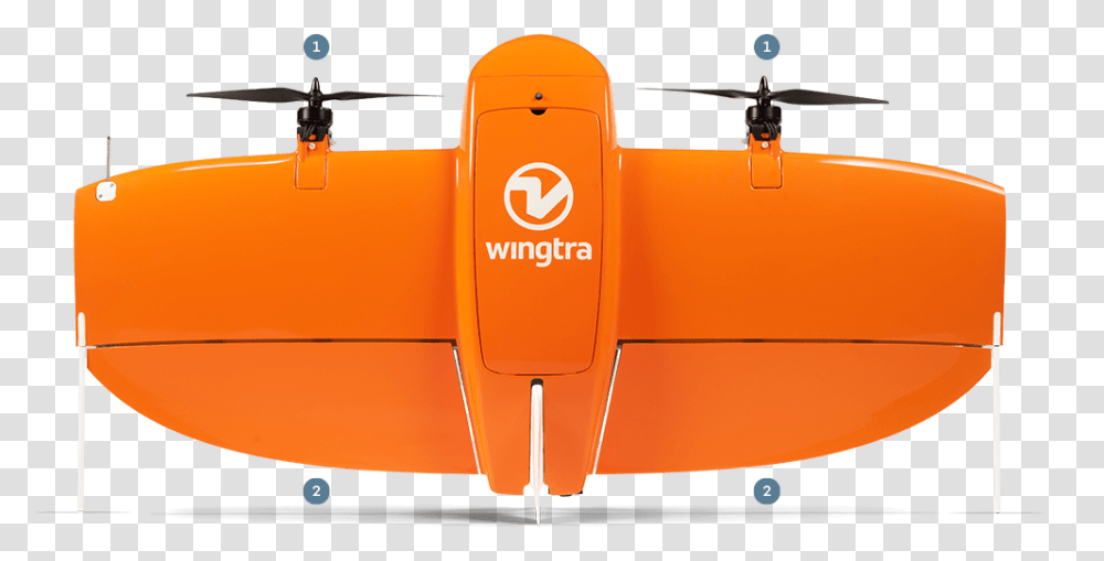 Vtol Drone Rotors And Flaps Wingtra, Tire, Wheel, Machine, Bulldozer Transparent Png