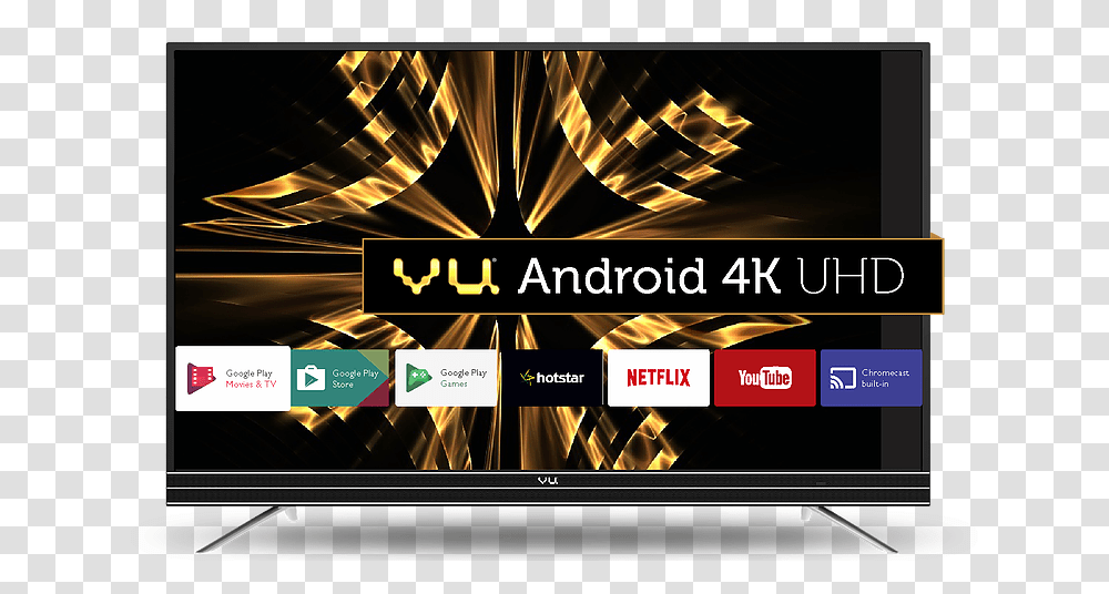 Vu Iconium 43 Inch Ultra Hd 4k Led Smart Tv, Monitor, Screen, Electronics, Display Transparent Png