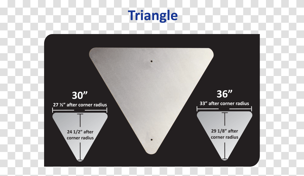Vulcan Aluminum Triangle Sign Blank Aluminium Flat Triangle, Business Card, Plot, Electronics Transparent Png