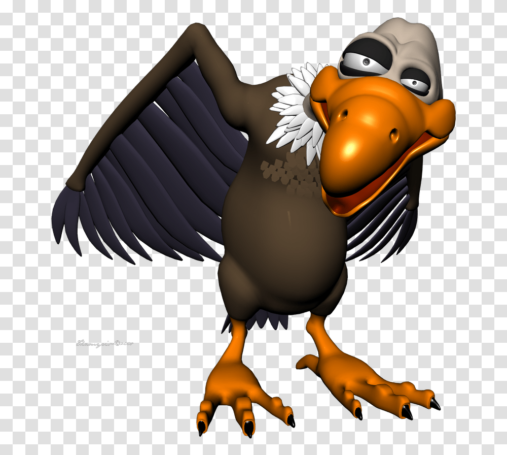 Vulture Clipart Cartoon Vulture Background, Toy, Bird, Animal, Dodo Transparent Png