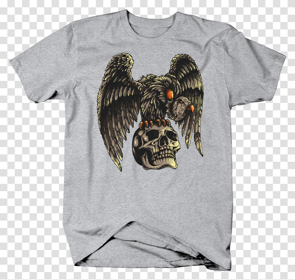 Vulture Perched, Clothing, Apparel, T-Shirt, Sleeve Transparent Png
