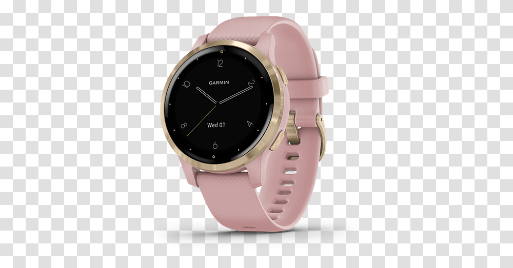 Vvoactive 4s Garmin Vivoactive 4s Rose Gold, Wristwatch, Digital Watch Transparent Png