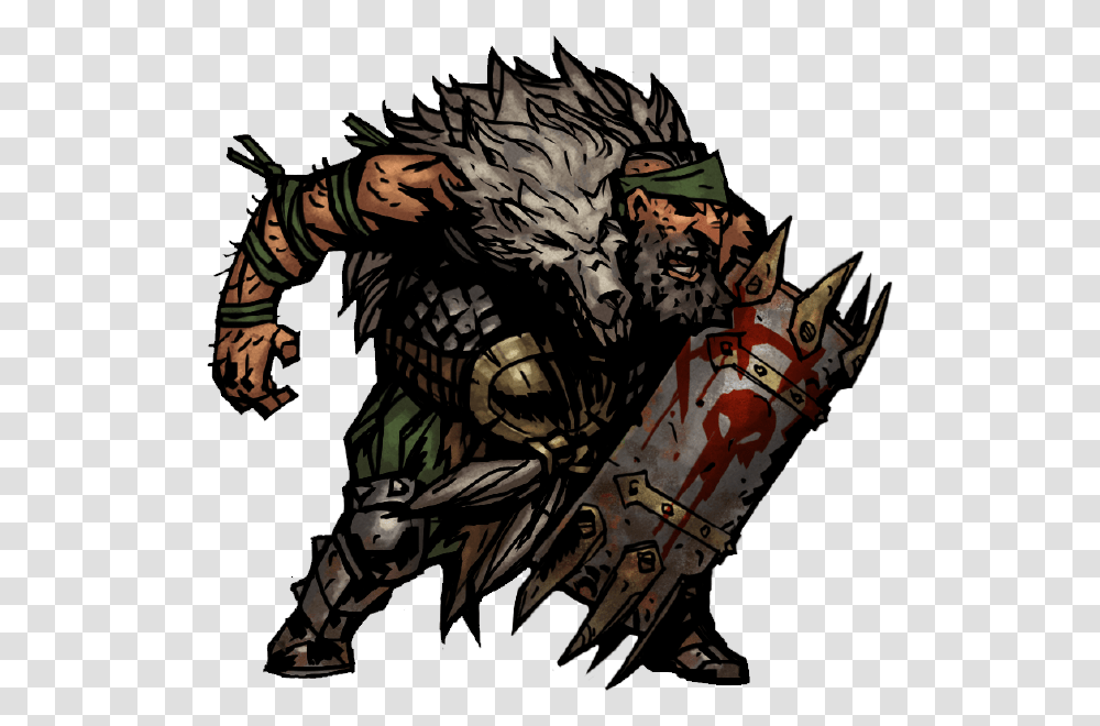 Vvulf Darkest Dungeon Dark Dungeons Rpg, Person, Human, Knight, Samurai Transparent Png