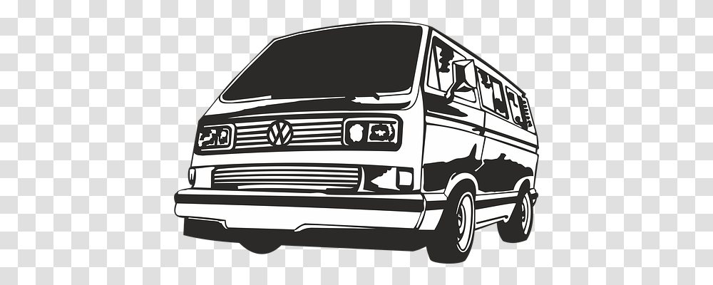 Vw Transport, Vehicle, Transportation, Van Transparent Png