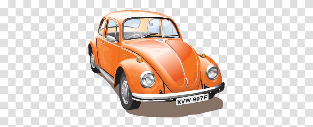 Vw Beetle Car Vector Illustration Free Download Volkswagen Beetle Vector Free, Vehicle, Transportation, Automobile, Sports Car Transparent Png