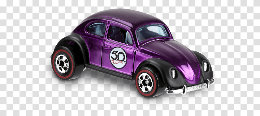Vw Beetle Hot Wheels 50th Hot Wheels Vw Kever, Car, Vehicle, Transportation, Sports Car Transparent Png