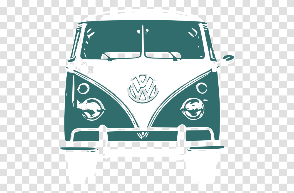 Vw Bus Clipart Volkswagen Van Vintage, Vehicle, Transportation, Car, Label Transparent Png
