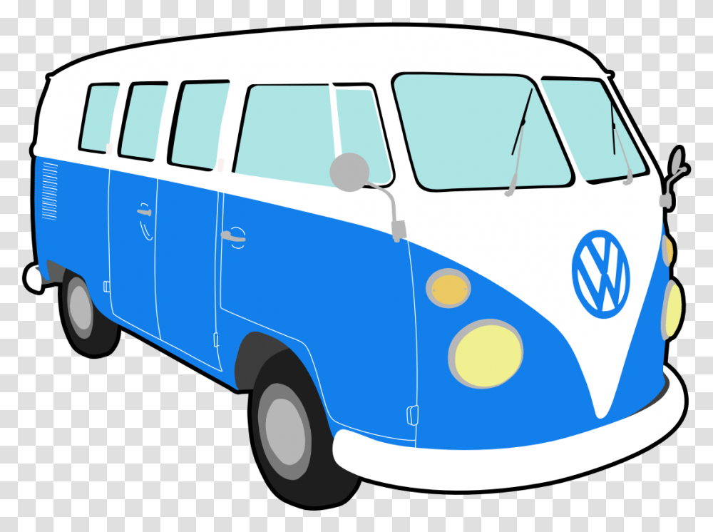 Vw Logo Vector Car Bus Clipart Clipartlook Vw Bus, Van, Vehicle, Transportation, Minibus Transparent Png