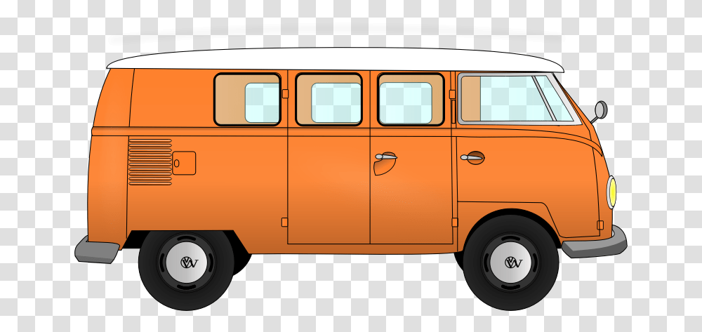 Vw Van Vans Clip Art, Vehicle, Transportation, Bus, Caravan Transparent Png