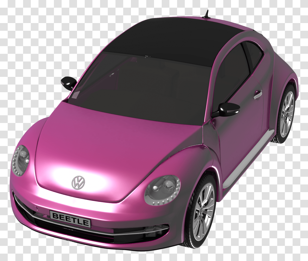 Vw Volkswagen Beetle Perspective View Car Perspective, Vehicle, Transportation, Sports Car, Bumper Transparent Png