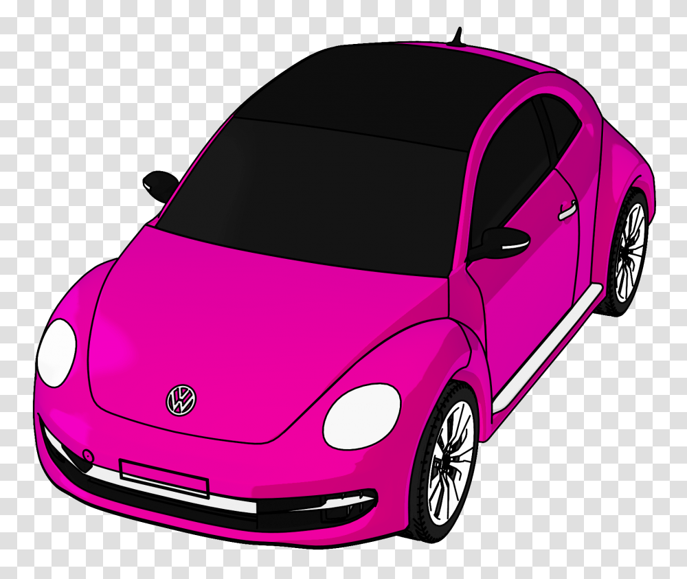 Vw Volkswagen Beetle Perspective View Cartoon Clipart, Bumper, Vehicle, Transportation, Wheel Transparent Png