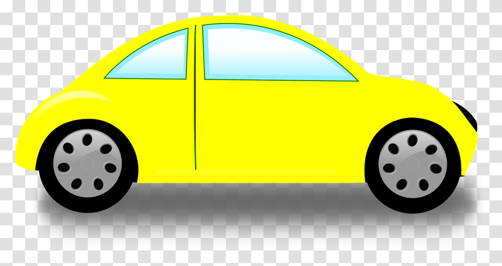 Vw Volkswagen Free Vector Yellow Car Clipart, Tire, Car Wheel, Machine, Alloy Wheel Transparent Png