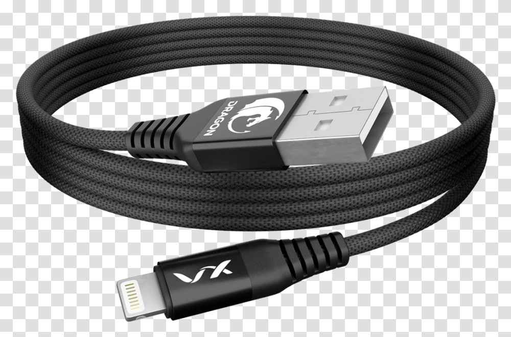 Vx Corp World Black Lightning Dragon Cable Belt, Accessories, Accessory, Wristwatch, Adapter Transparent Png