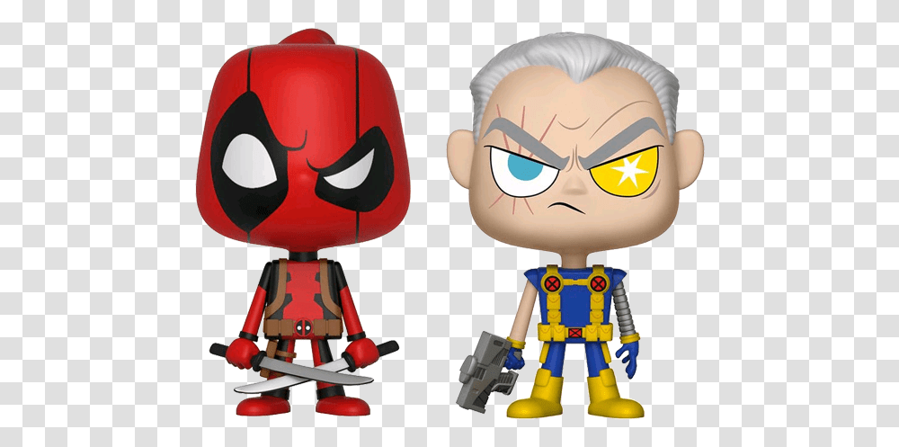 Vynl Marvel Deadpool Amp Cable, Robot, Person, Human, Toy Transparent Png