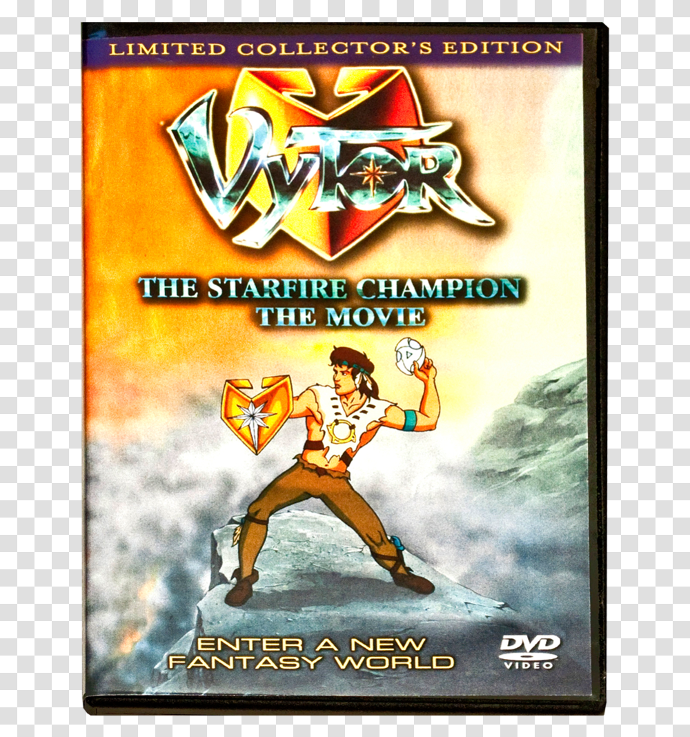 Vytor The Starfire Champion Dvd 2 Disc Set Vytor The Starfire Champion, Poster, Advertisement, Person, Flyer Transparent Png