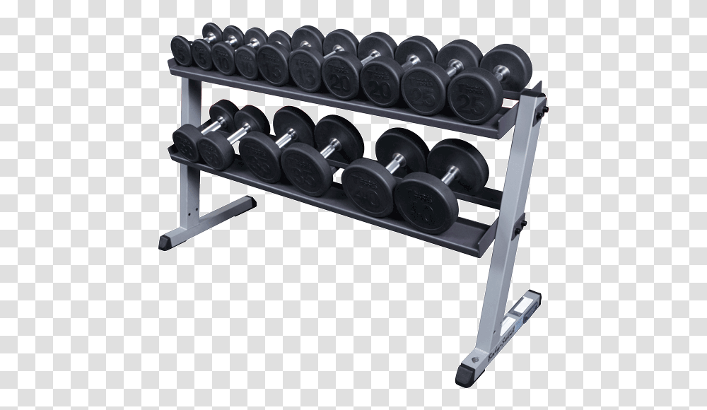 W Optional 5 50 Round Rubber Dumbells Body Solid Dumbbell Rack, Stand, Shop, Fence, Electronics Transparent Png