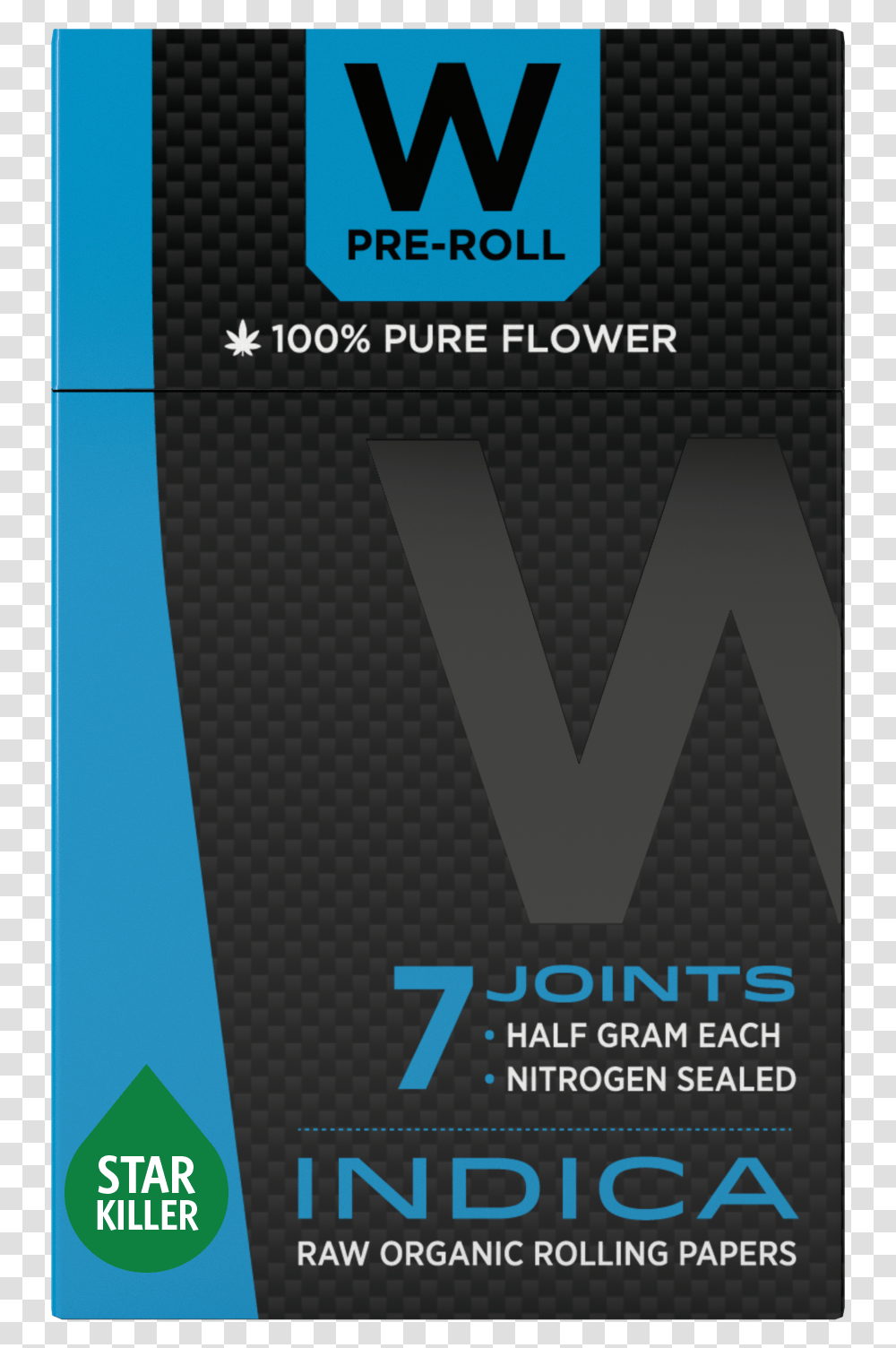 W Vapes Cannabis Pre Rolls Star Killer Indica Pre Roll Graphic Design, Advertisement, Poster, Word Transparent Png